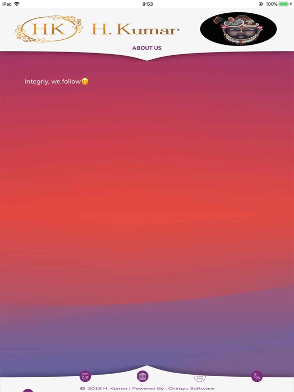 H.Kumar iPad screenshot