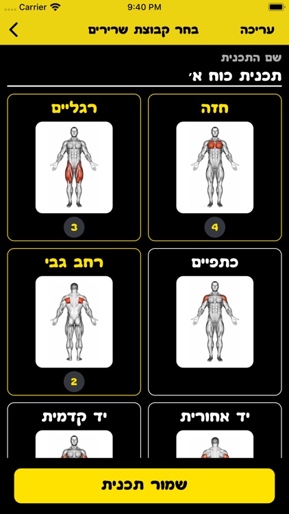 תכנית אימונים