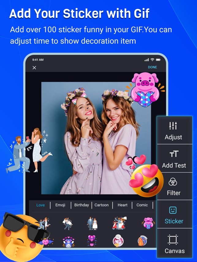 Jiffy Gif Maker & Editor on the App Store