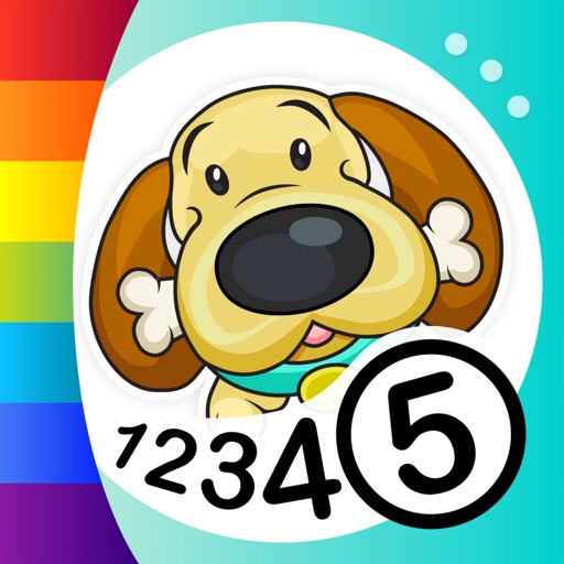 Color by Numbers - Dogs