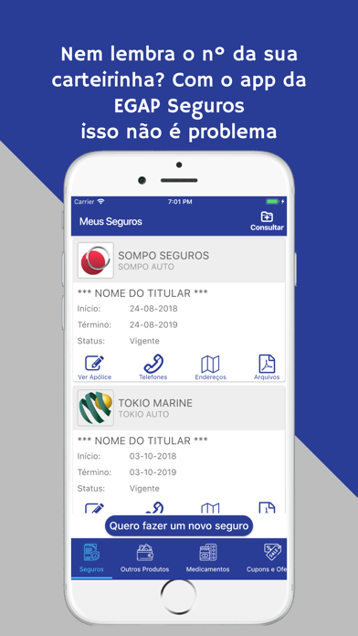 EGAP Seguros Screenshot