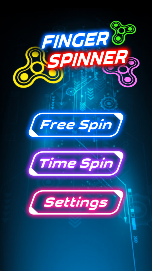 Finger Spinner: Glow by Hand - 1.0 - (iOS)