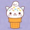 The Kitty Cones Arcade includes a new Soft Serve game with more characters, avatar creation, challenging levels, rewards, maps, power-ups, 5 mini-games and much more