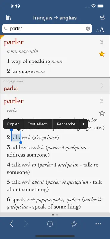 Ultralingua français-anglais screenshot 1 of 4