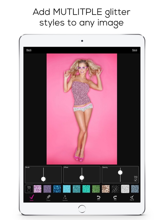 Screenshot #4 pour Glitter Effect Sparkle Effects