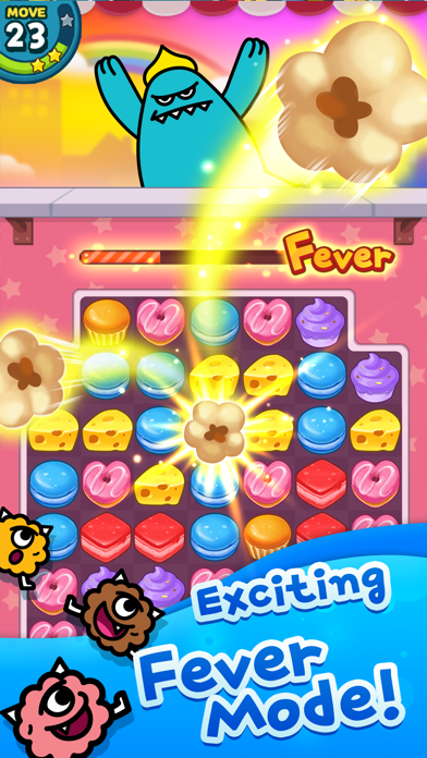 Match 3 Puzzle: SweetMonster Screenshot