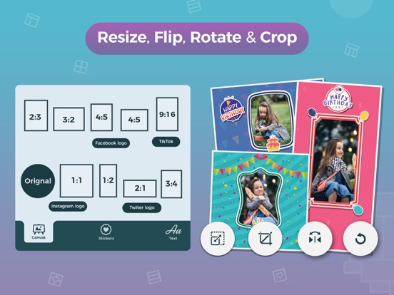 Marcos para fotos iPad screenshot 5 - Photo & Video app