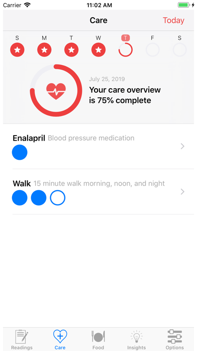 HealthGear - Blood Pressure Screenshot