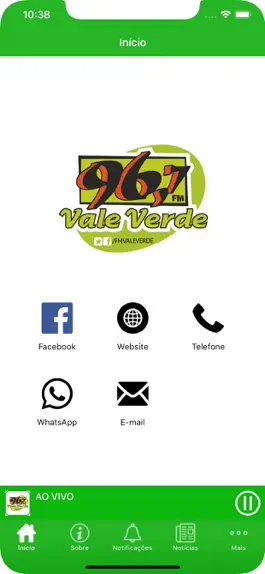 Game screenshot Rádio Vale Verde FM apk