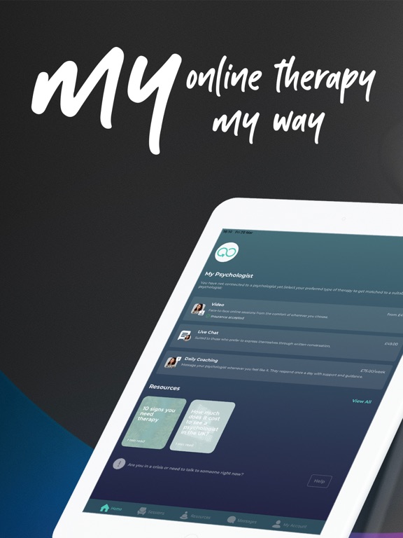 My Online Therapy: Counselling screenshot
