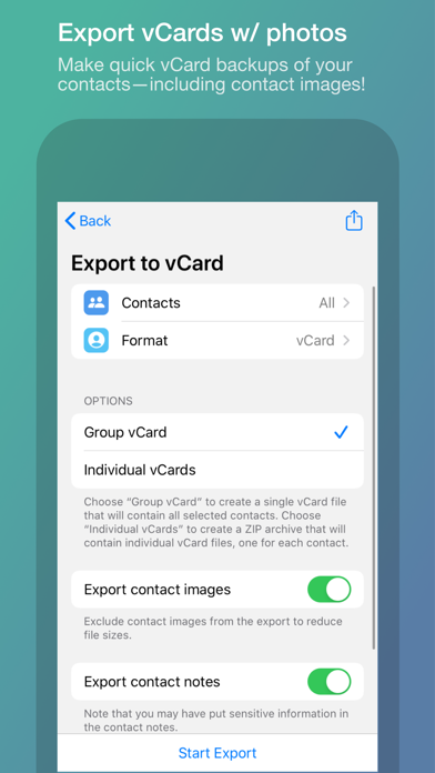 Export Contacts Pro screenshot 4