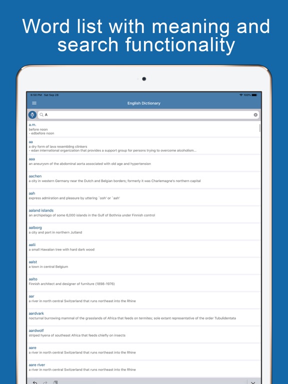 Screenshot #5 pour English Dictionary : Offline