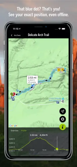 Game screenshot National Park Trail Guide apk