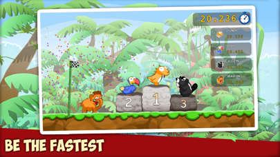 Screenshot #3 pour Dino Rush Race