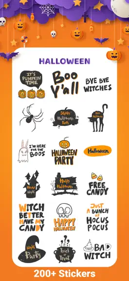 Game screenshot 200+ Best Halloween Stickers mod apk