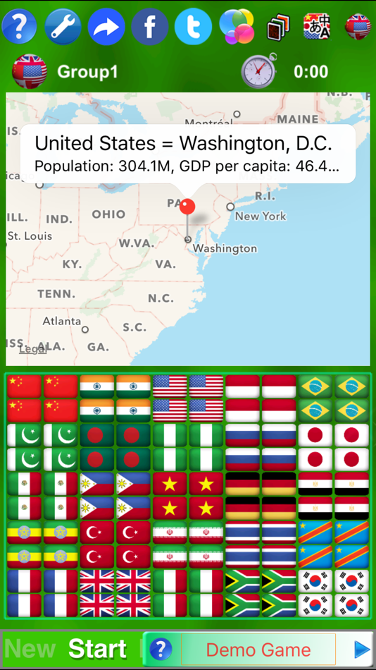 #1. Flag Solitaire by SZY (iOS) By: Shen Zhongyuan