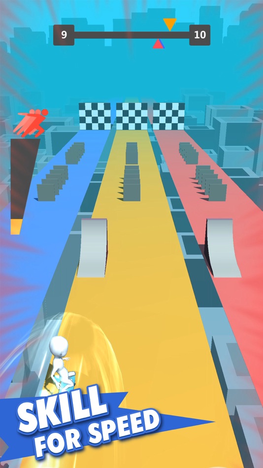 #2. Funny Run Race 3D (iOS) 由: 深圳市手游时代科技有限公司