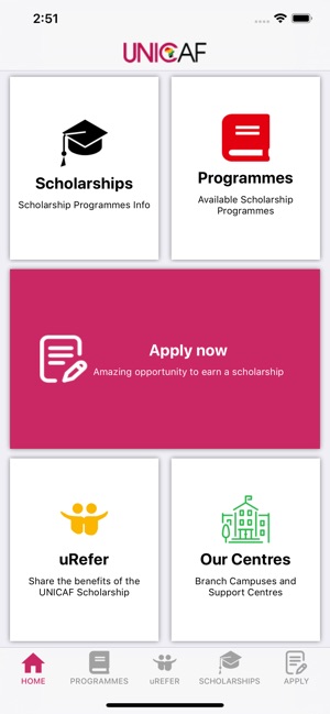 UNICAF SCHOLARSHIPS