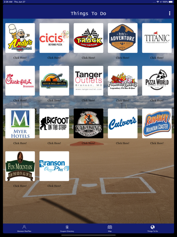Screenshot #6 pour Branson RecPlex Players Guide