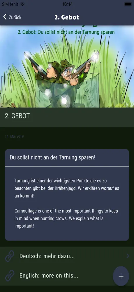 Krähenjagd