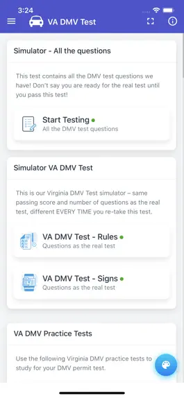 Game screenshot VA DMV Test hack