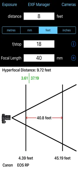 Game screenshot Depth Of Field Calculator mod apk