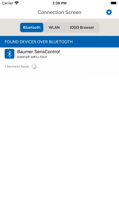 SensControl Screenshot