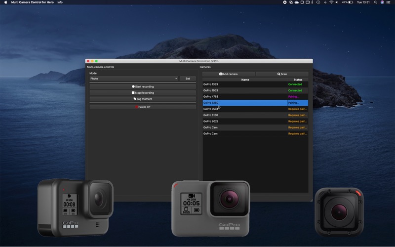 multi camera control for hero iphone screenshot 1