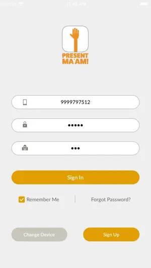 Present Ma'am parent App screenshot 1