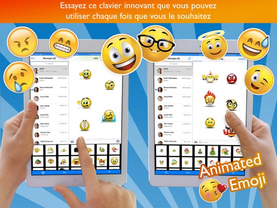 Screenshot #6 pour Clavier Emoji animé Pro
