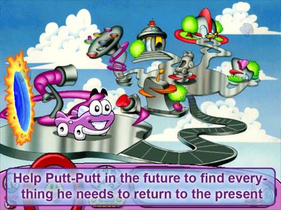 Putt-Putt Travels Through Time iPad app afbeelding 4