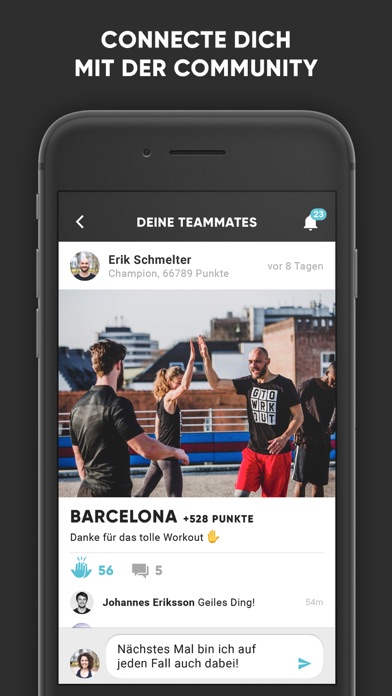 Gettoworkout Fitness App Screenshot