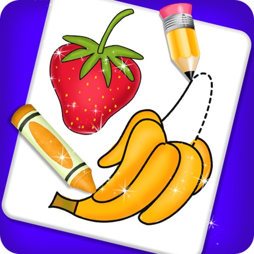 Fruits and Vegetable Coloring icon