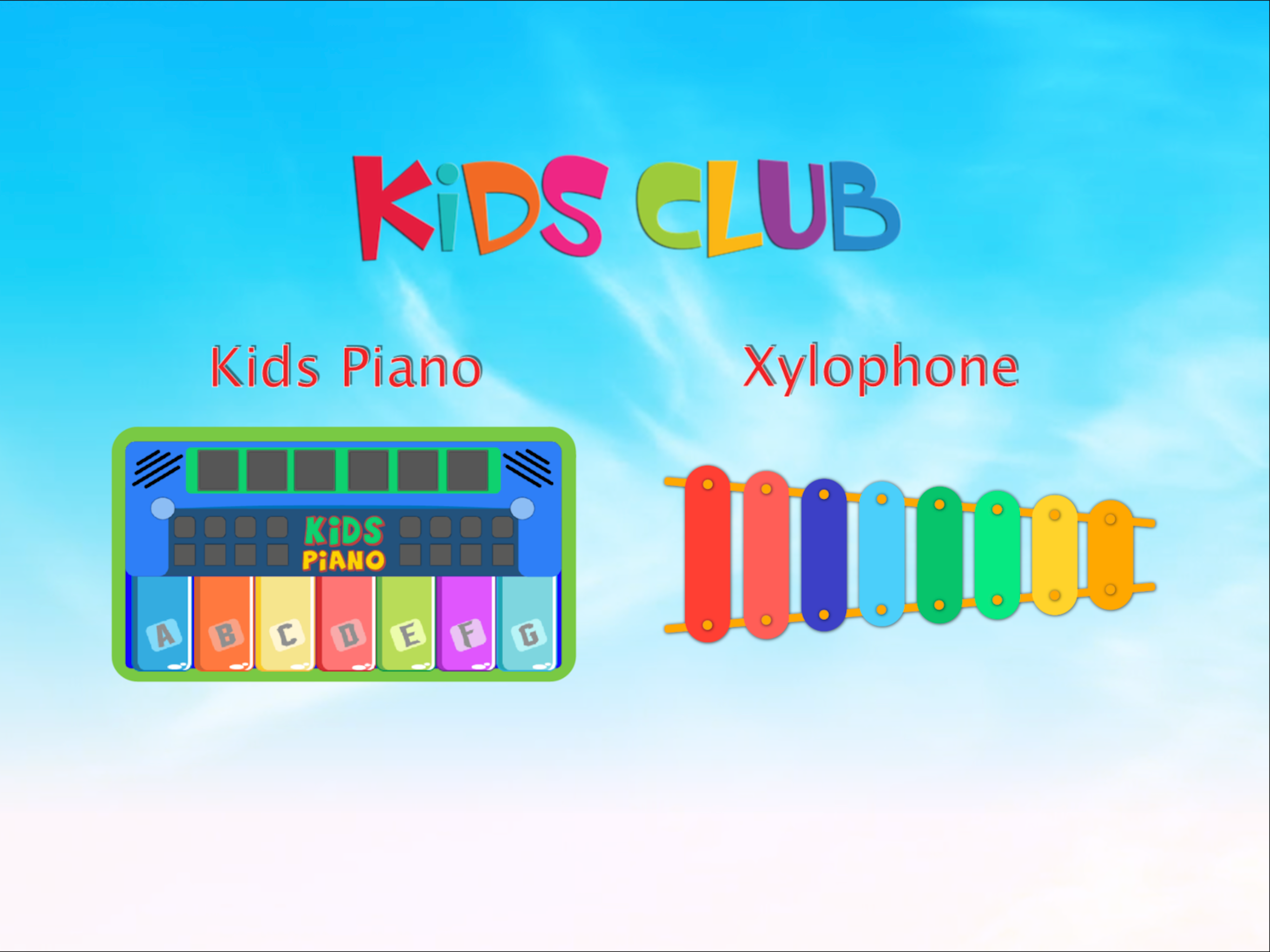 Kids Music Club-Piano,Xylophon