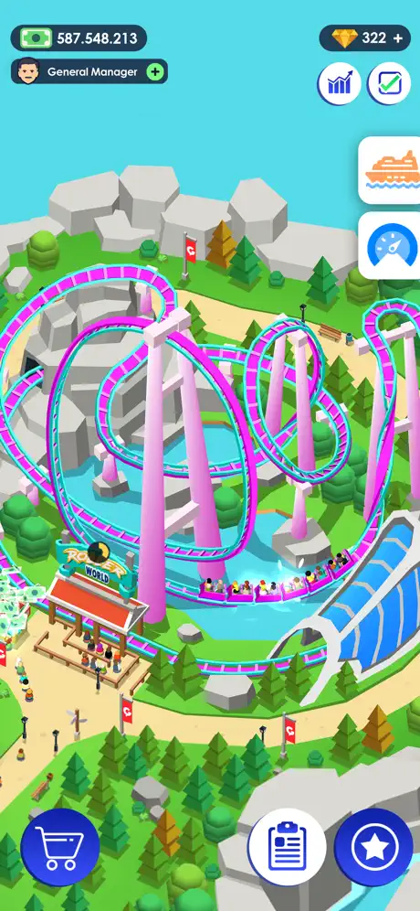 Idle Theme Park - Tycoon Game