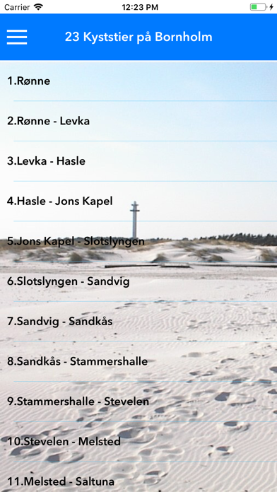 Screenshot #1 pour Kyststier på Bornholm