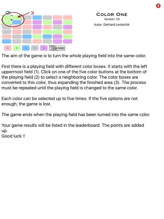 Color One Pro iPad screenshot