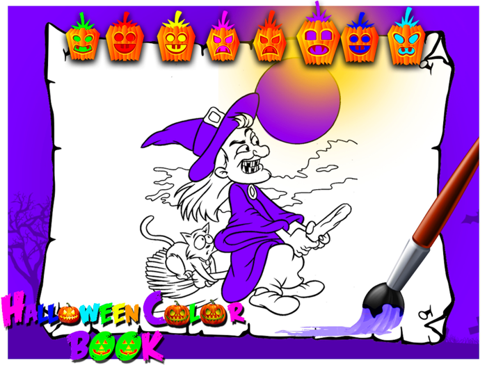 Halloween Coloring Pages Game