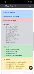 cMate-Ports Info screenshot #5 for iPhone