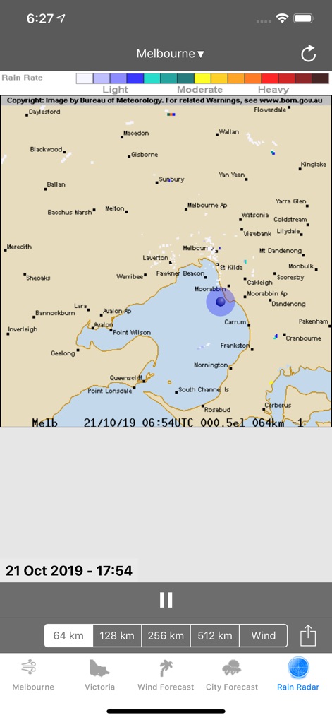 MelbWinds - Weather App | MWM