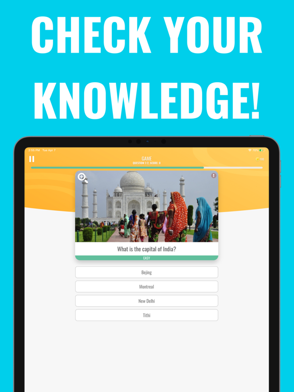 Screenshot #4 pour Geography, History - Quiz