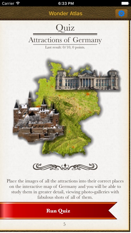 Germany. The Wonder Atlas Quiz