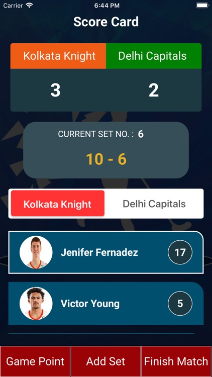 Floor Ball Score Card screenshot-5