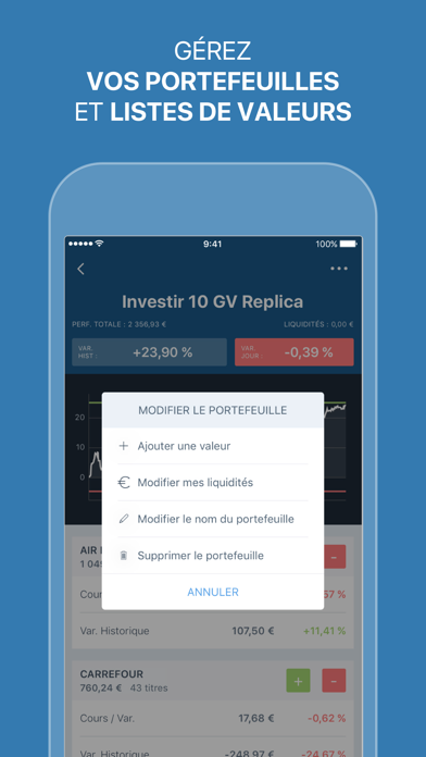 Investir, Bourse et finance Screenshot