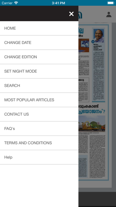 Mathrubhumi E-Paper iPhone screenshot 7 - News app