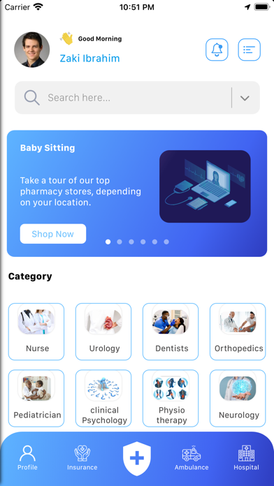 Ehrinc User Screenshot