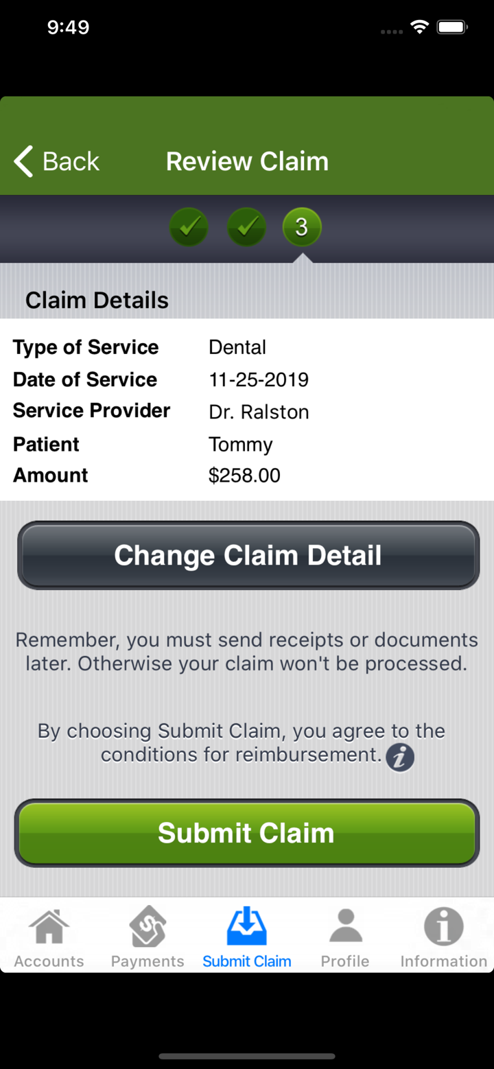 Reimburse Me screenshot 2