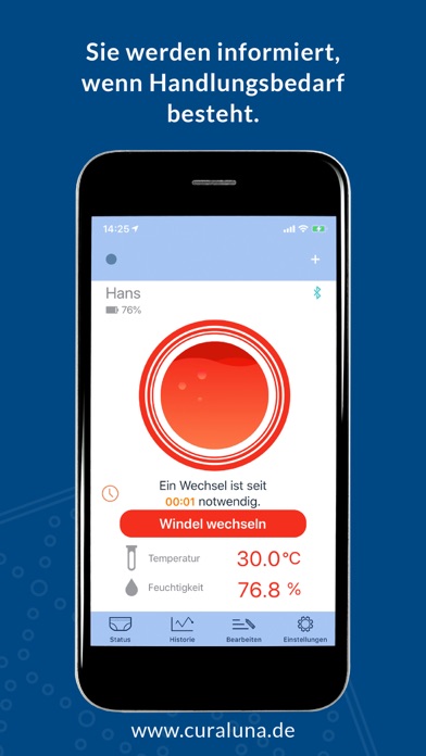 CURALUNA WindelSensor screenshot 3