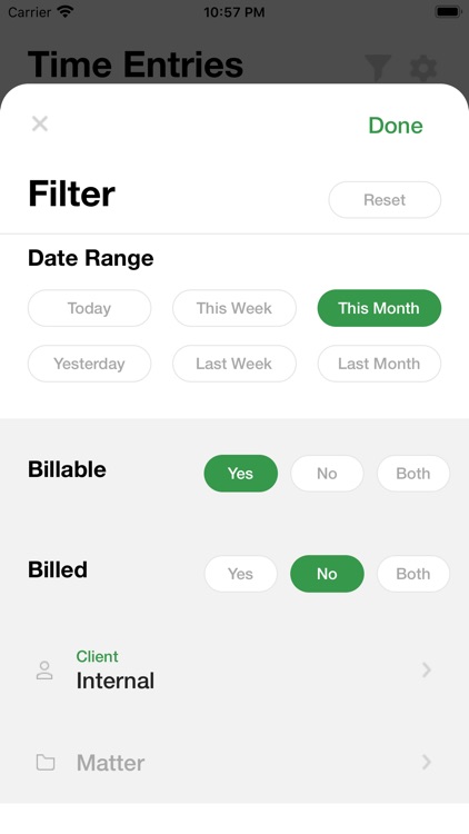 LeanLaw - Legal Billing Tool