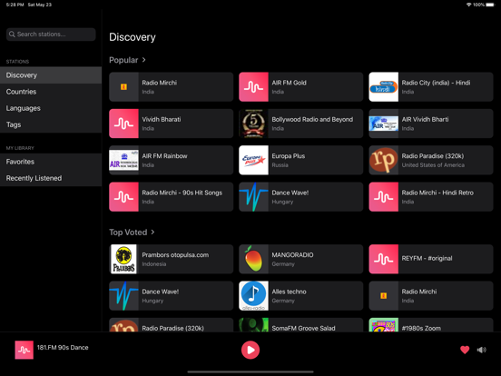 Screenshot #5 pour Adio - Internet Radio Player